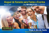 Aluguel Karaoke para Festas e Eventos (Marília/SP)